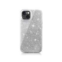 Case Glitter iPhone 16 Plus (Silver)