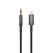 DEVIA Cable Lightning To Jack 3.5mm 1m (Black)