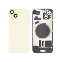 Backcover Yellow iPhone 15 (With MagSafe) (Without Logo)