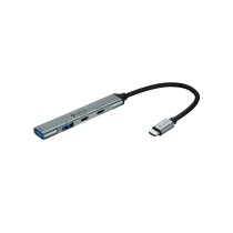 DEVIA Lite1 Hub USB-C 4-in-1 (Dark Grey)