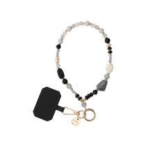 FAIRPLAY Short Chain 40cm SILVIA (Black/White/Grey)
