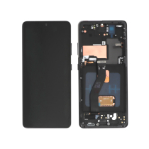 Complete Screen Black Galaxy S21 Ultra (With frame) (ReLife)
